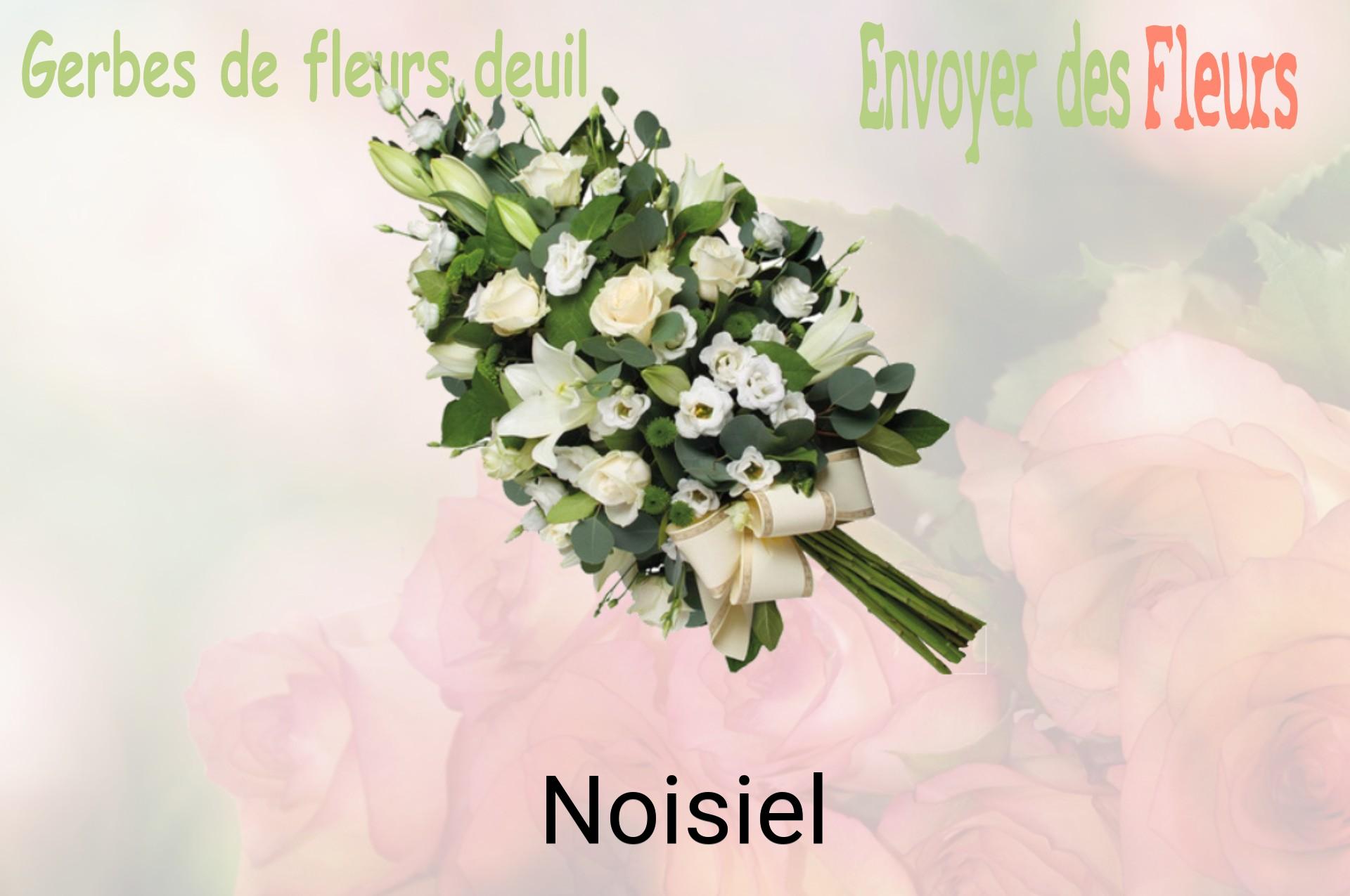 Gerbe de fleurs de deuil livrée à Noisiel